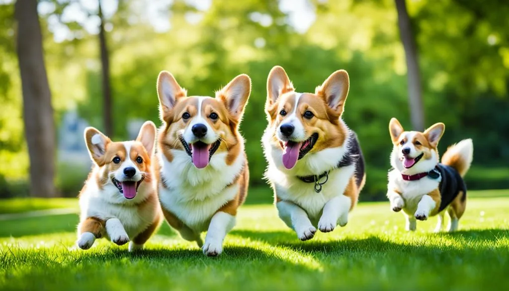 Corgi socialization