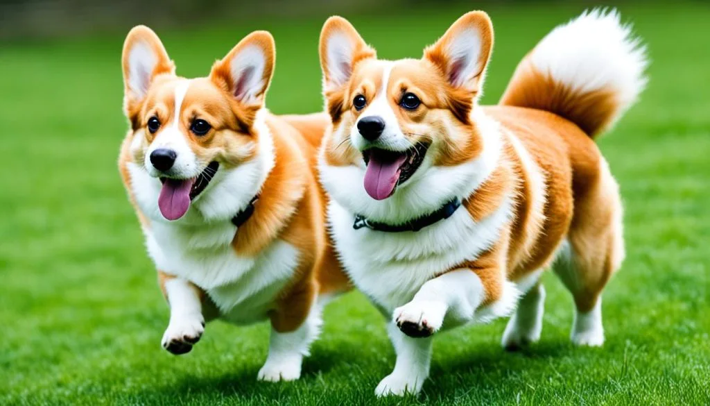 Corgi tail wagging meaning