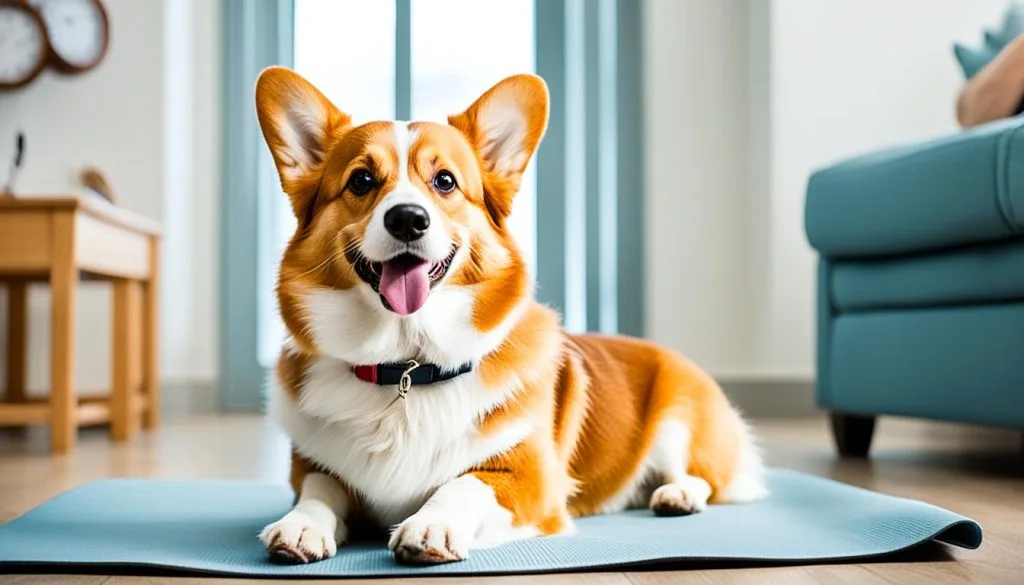 Corgi training for separation anxiety