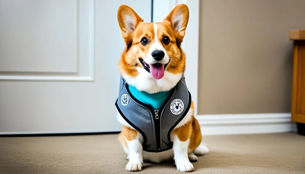 Corgi training for separation anxiety