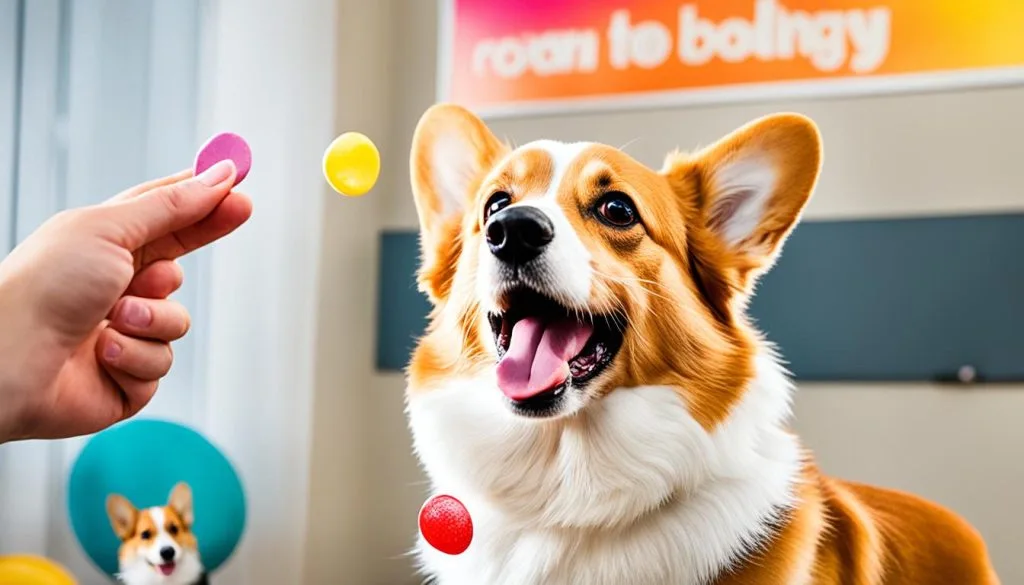 Corgi training to reduce barking