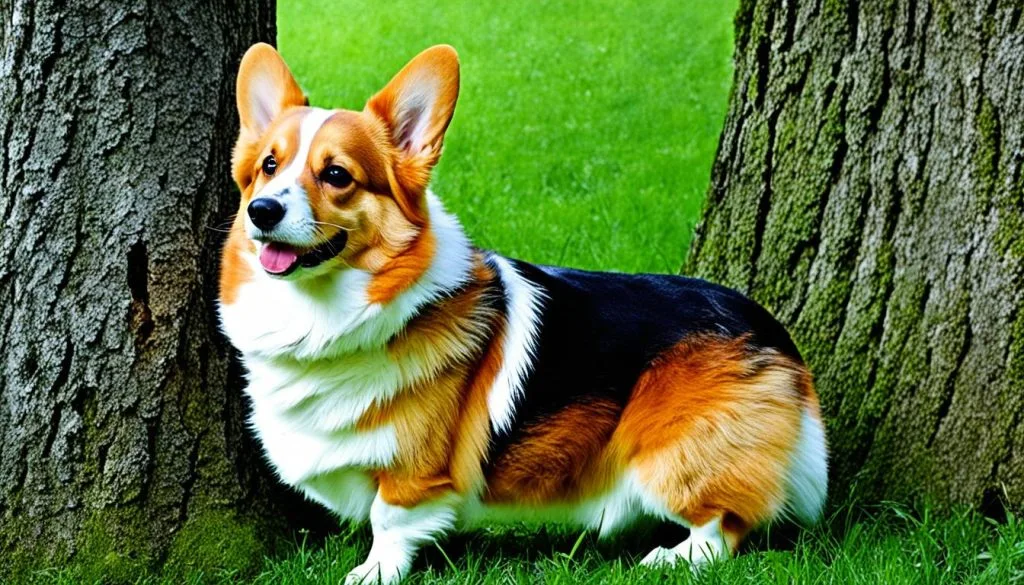 Corgi with skin allergies