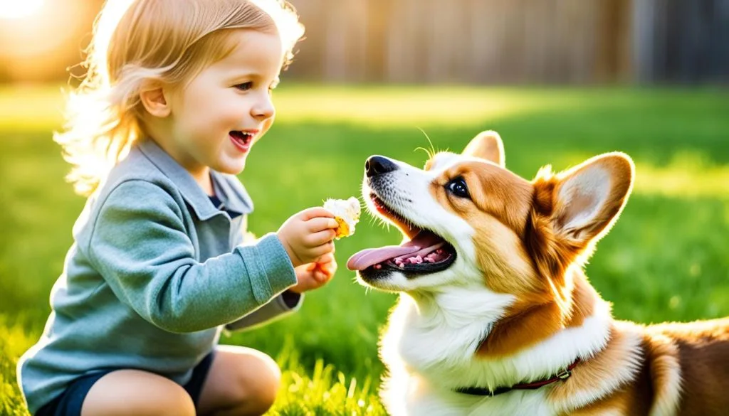 Corgis and Children