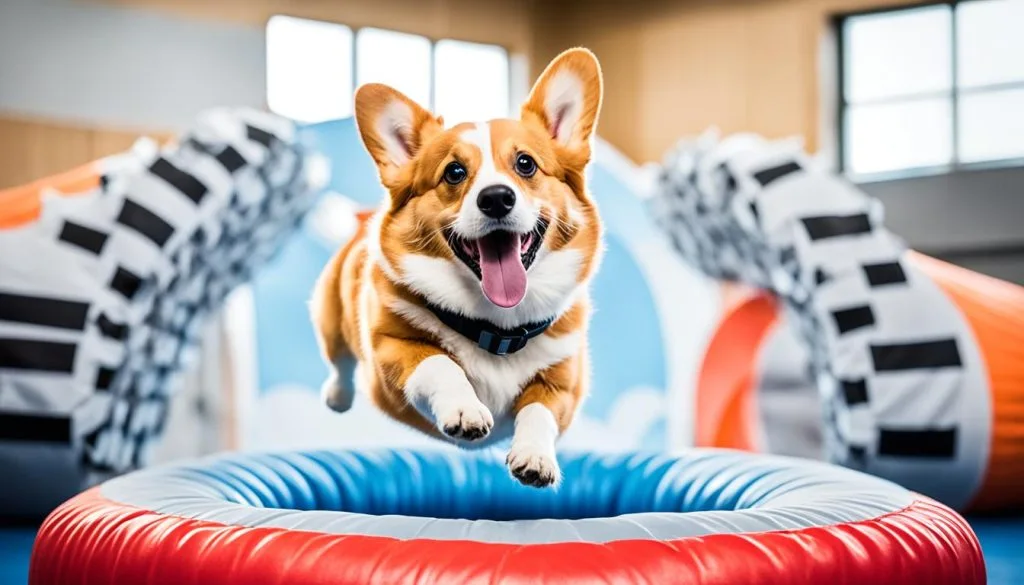 DIY dog obstacle course