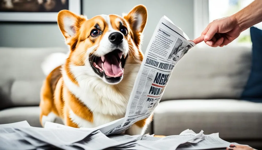 Disciplining aggressive corgi
