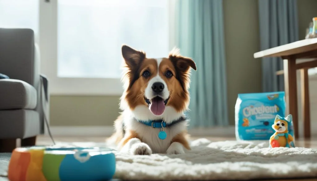 Dog Adjusting to New Home