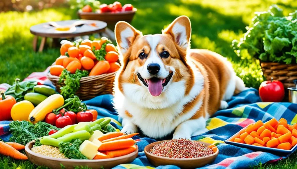Healthy diet for Corgis