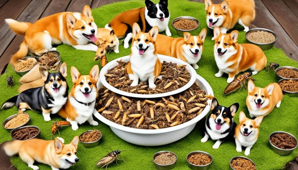 Insect-based dog food