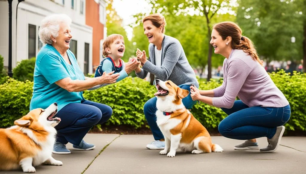 Introduce Your Corgi to Different People