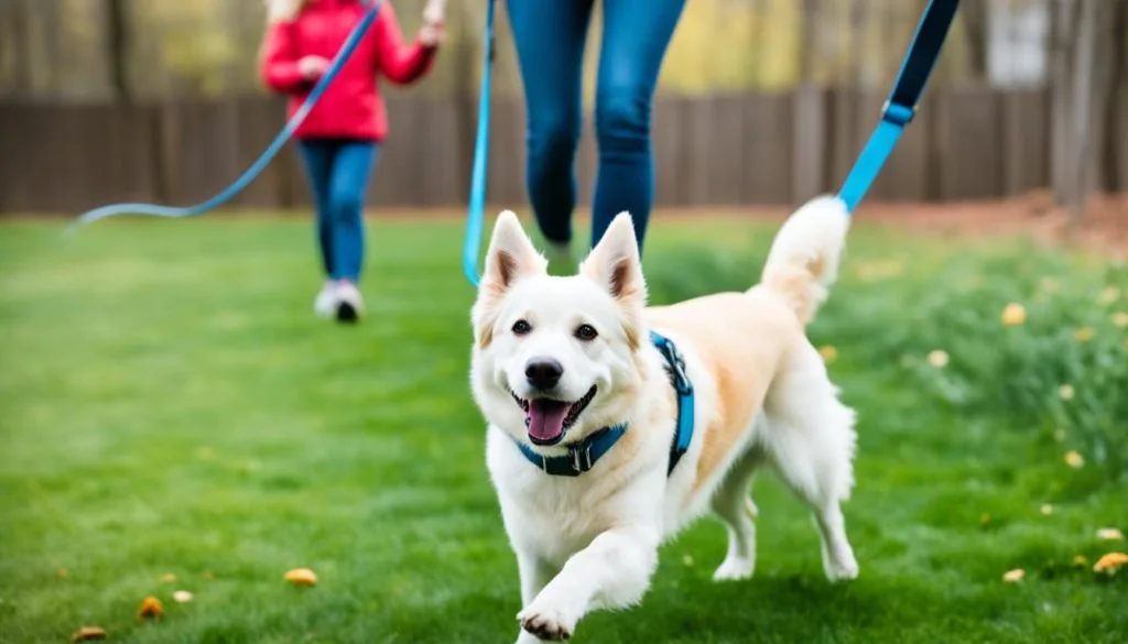 Leash training for dogs