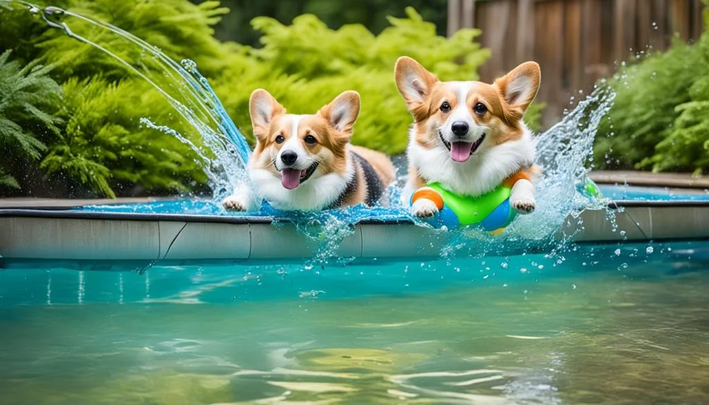 Low impact exercises for overweight Corgis