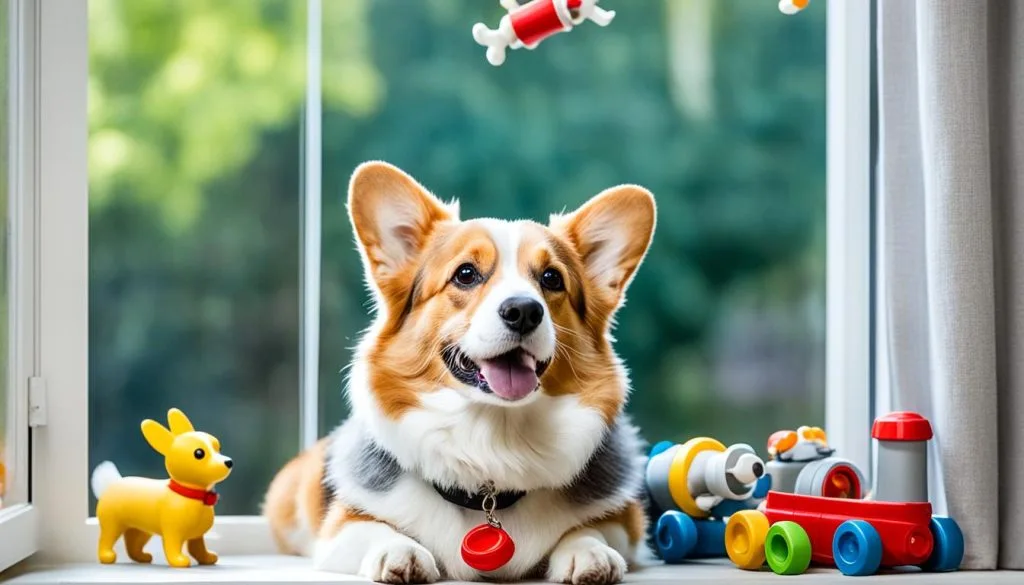 Managing old Corgi behavior