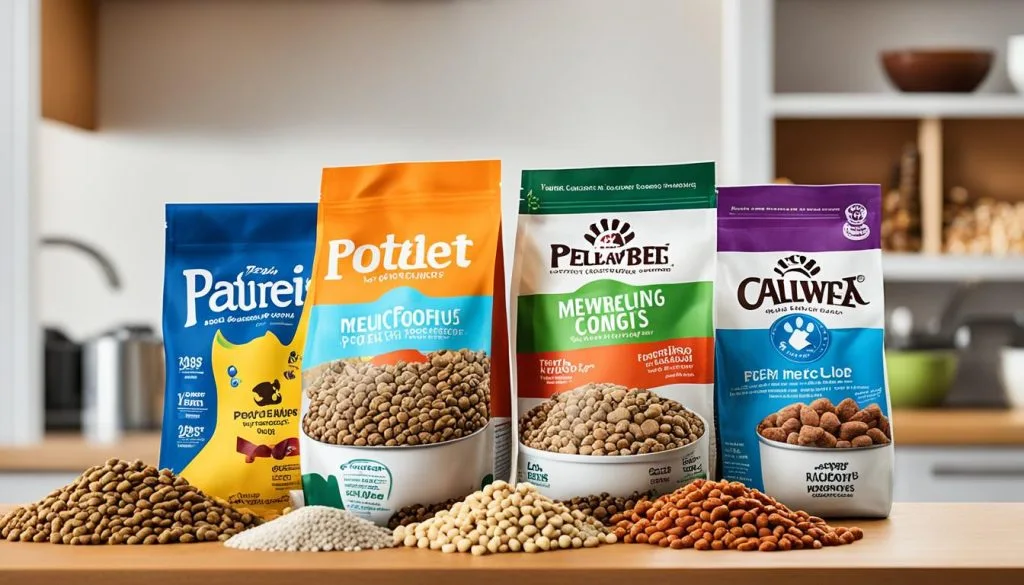 Measuring pet food