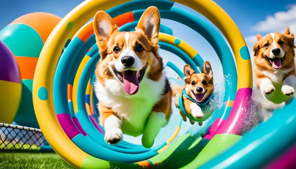 Mental stimulation for Corgis