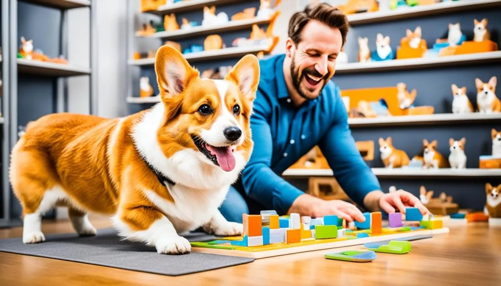 Mental stimulation toys for Corgis