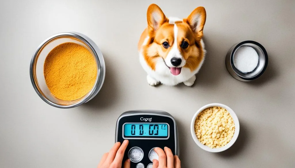 Monitoring Corgi's food intake