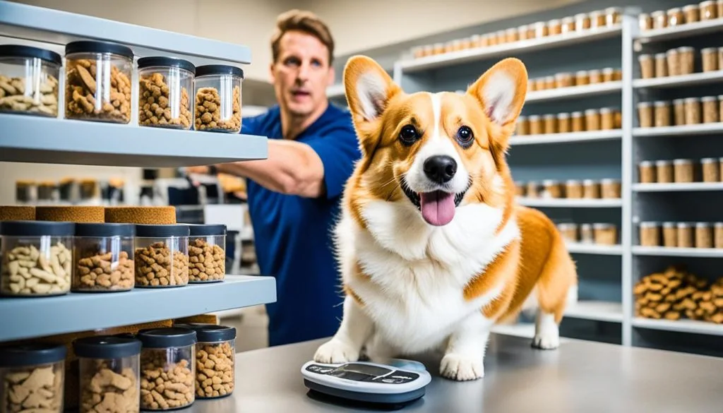 Monitoring treat intake for Corgi weight control