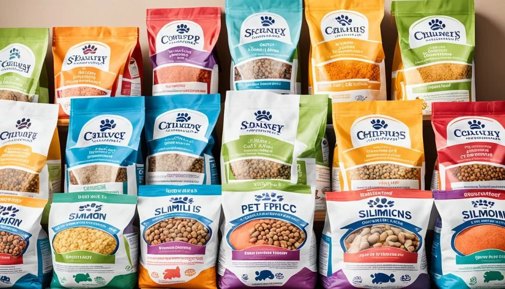Over-the-counter pet weight-loss foods