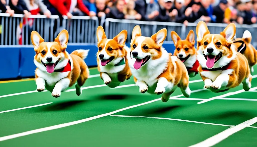 Pembroke Welsh Corgi Races