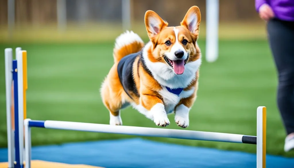 Pembroke Welsh Corgi in Training