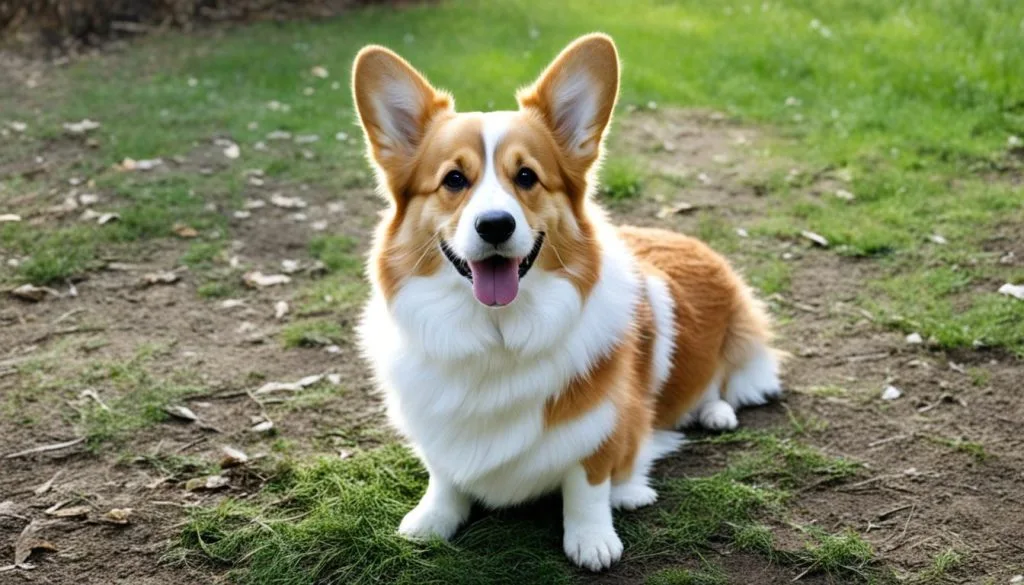Pembroke Welsh Corgi shedding
