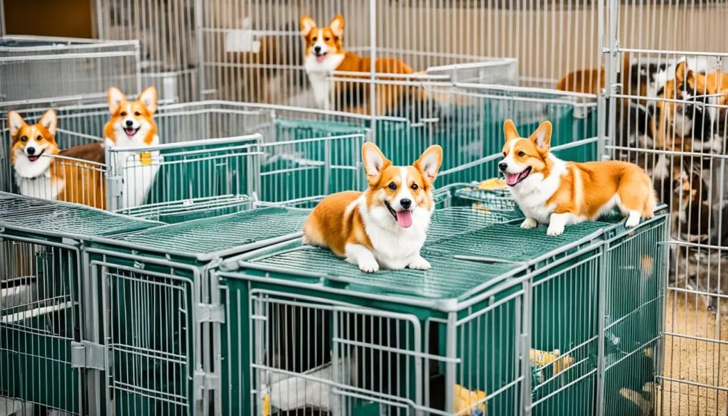 Pembroke Welsh Corgi shelter