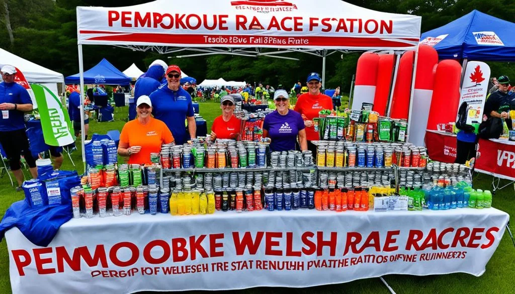 Pembroke Welsh Races aid station