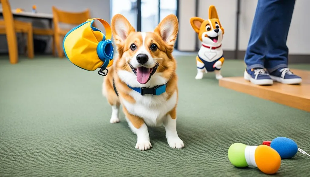 Positive reinforcement training for Corgis