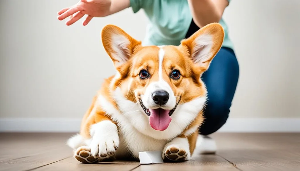 Preventing corgi biting