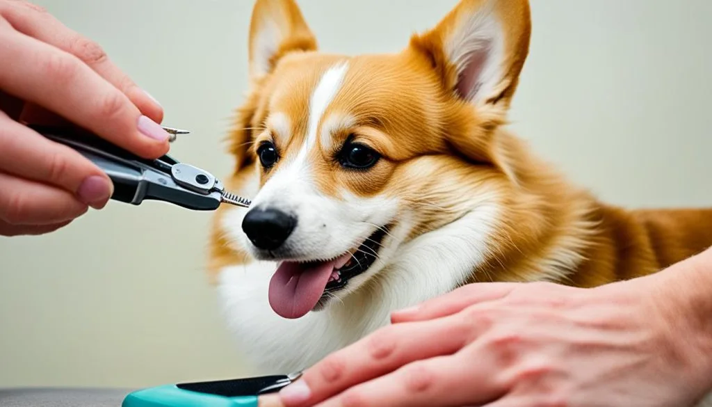 Proper technique for Corgi nail trimming