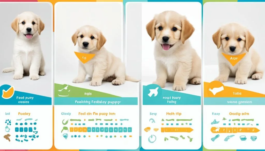 Puppy feeding schedule