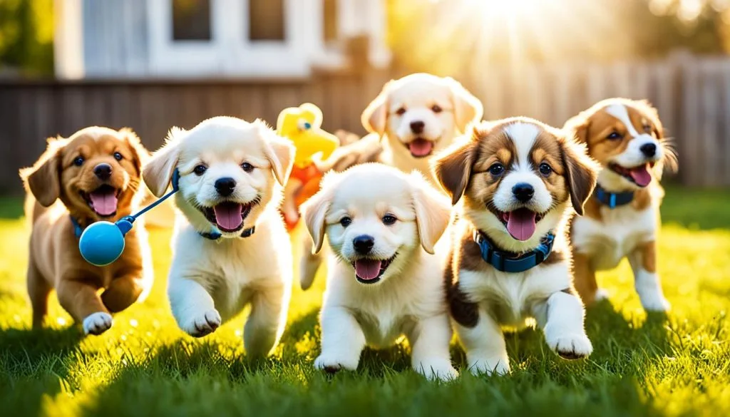 Puppy playtime