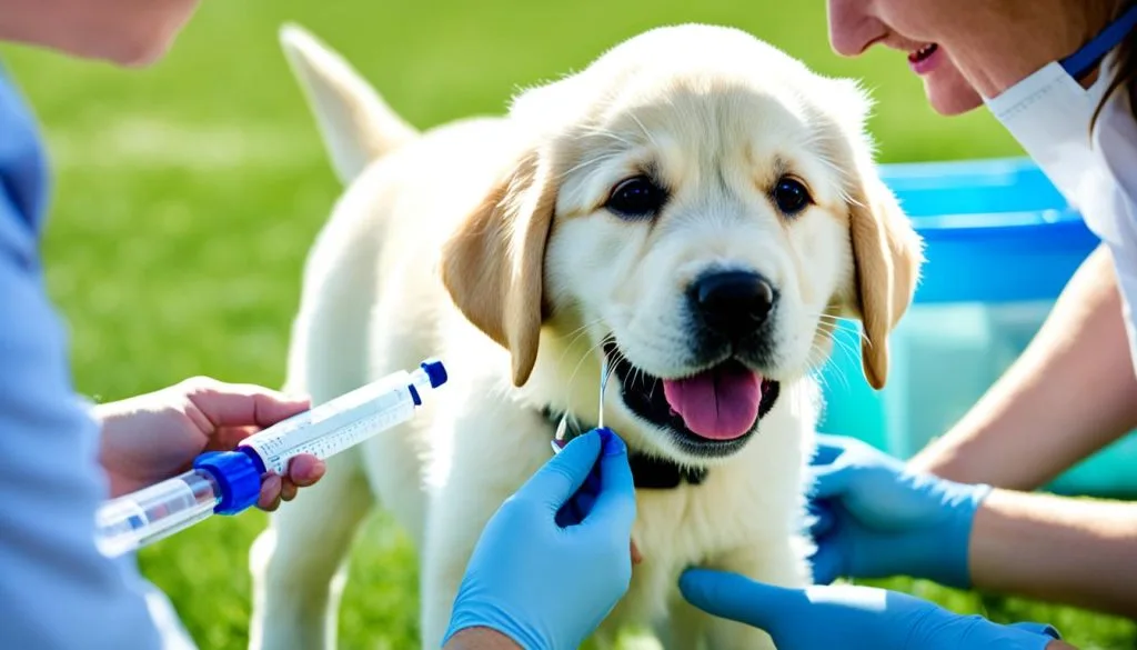 Rabies vaccination for puppies