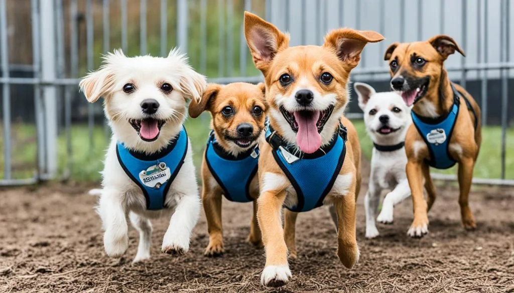 Rescued dogs finding forever homes