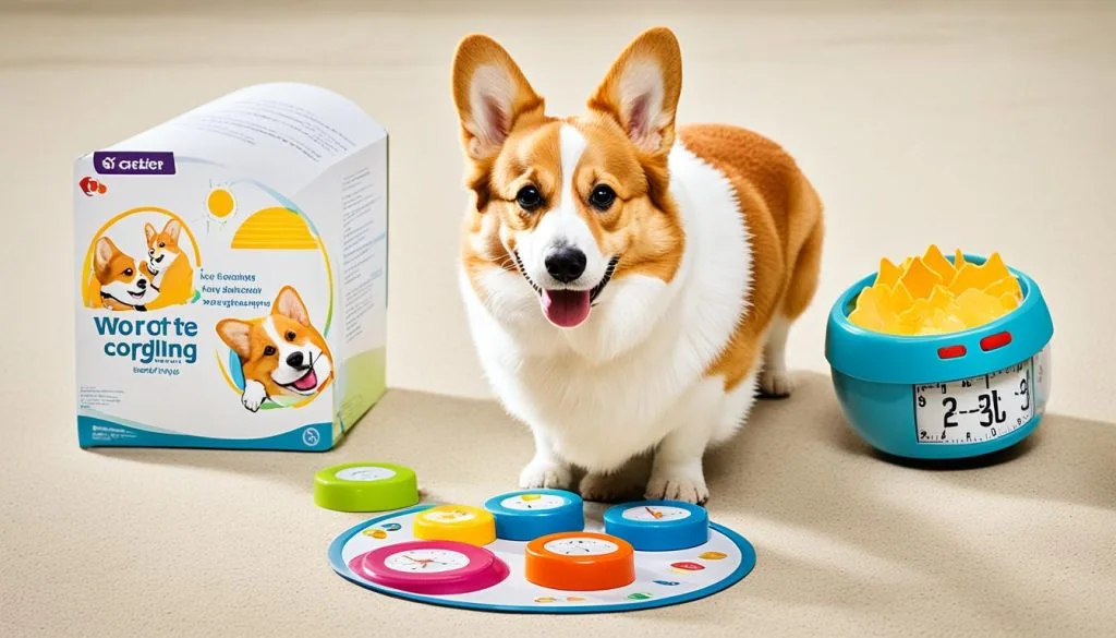 Routine for Corgi separation anxiety