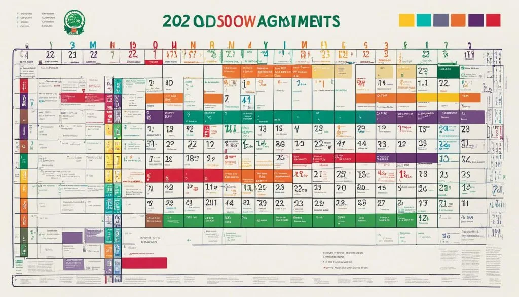 Show Schedule and Assignments