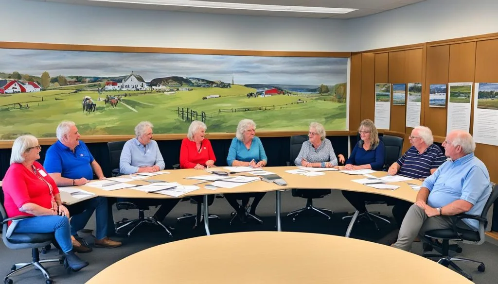 Show committee members