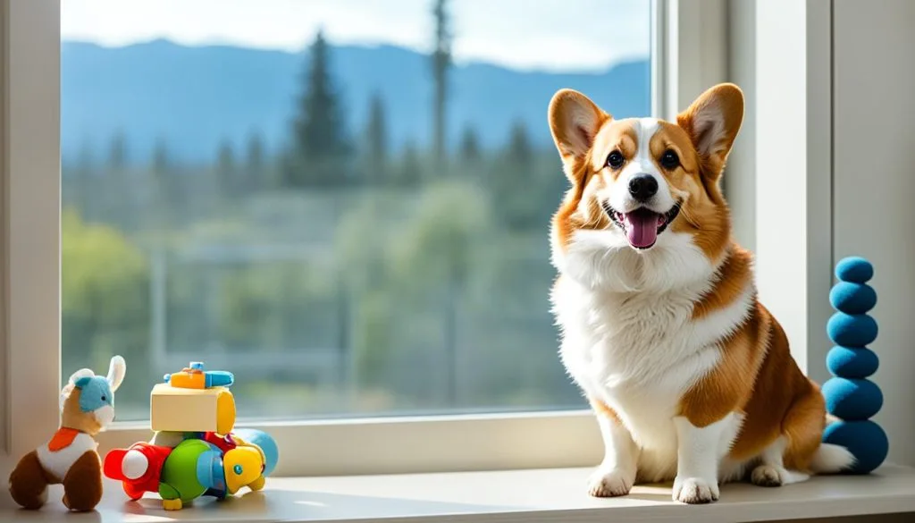 Training Corgis to be comfortable alone