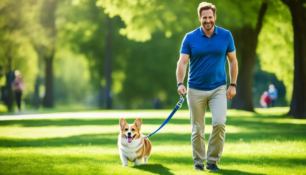 Training dogs to walk politely outside