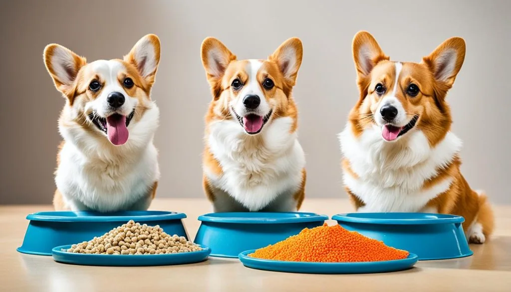 Wet food vs. dry food for Corgis