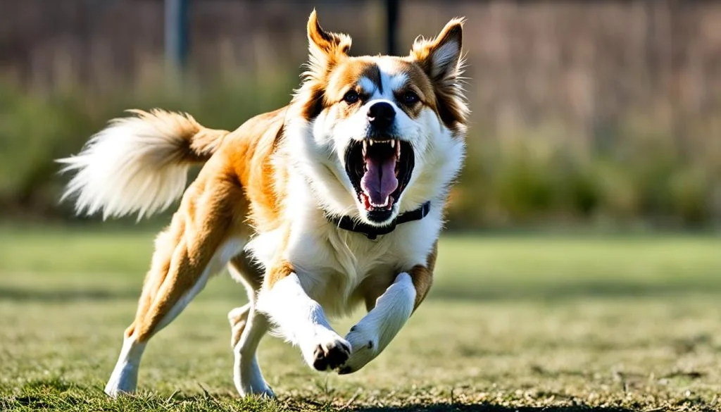 aggressive dog body language