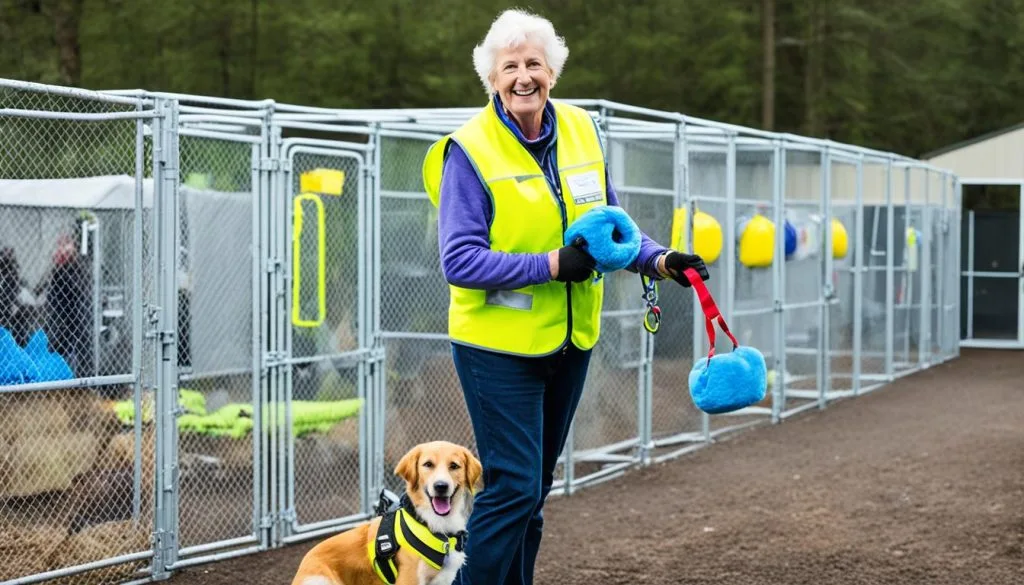 animal shelter volunteer