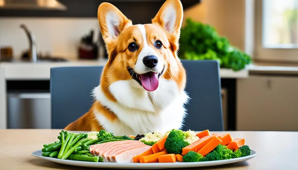 balanced diet for corgis