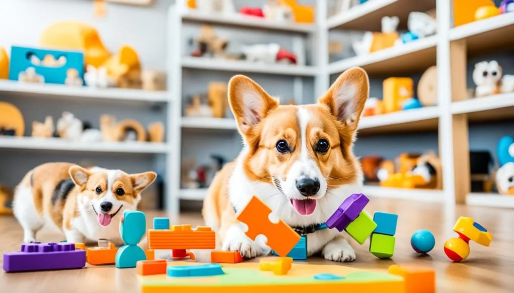 brain-stimulating toys for corgi separation anxiety