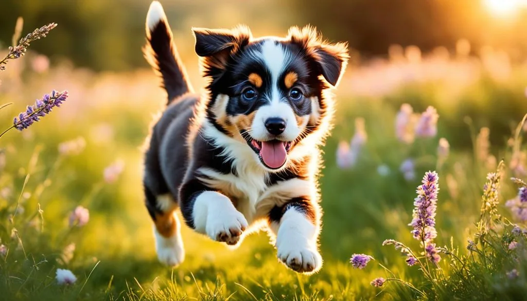 burning off puppy energy