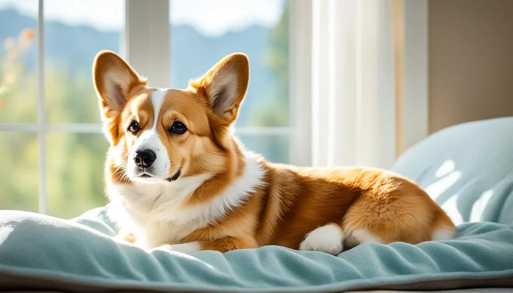 calm dog