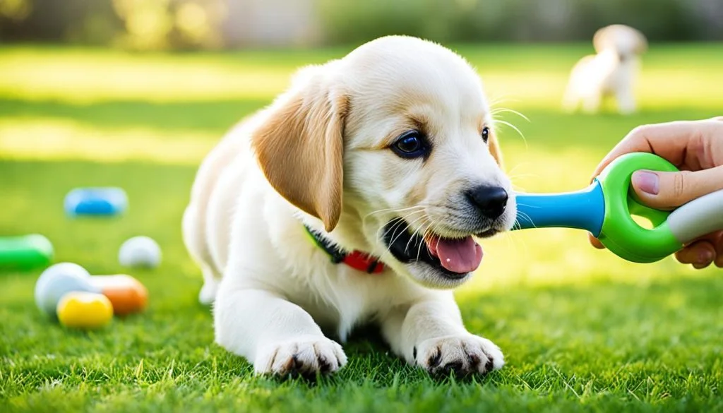calm down a puppy
