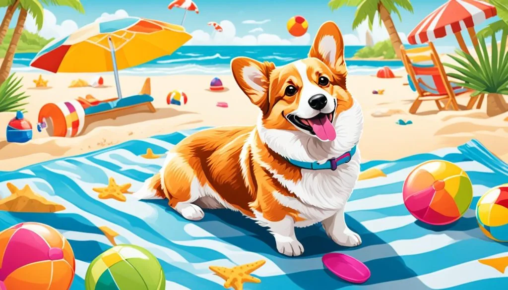 corgi beach vacation spots