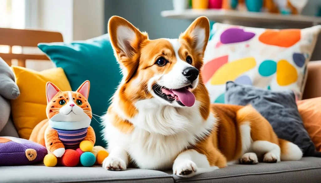 corgi-cat socialization