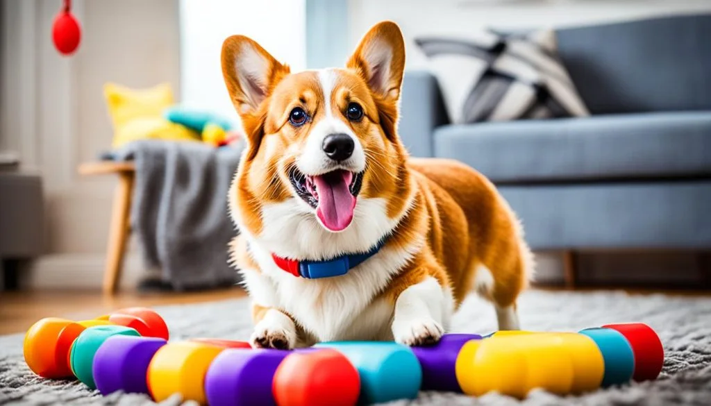 corgi exercise at home